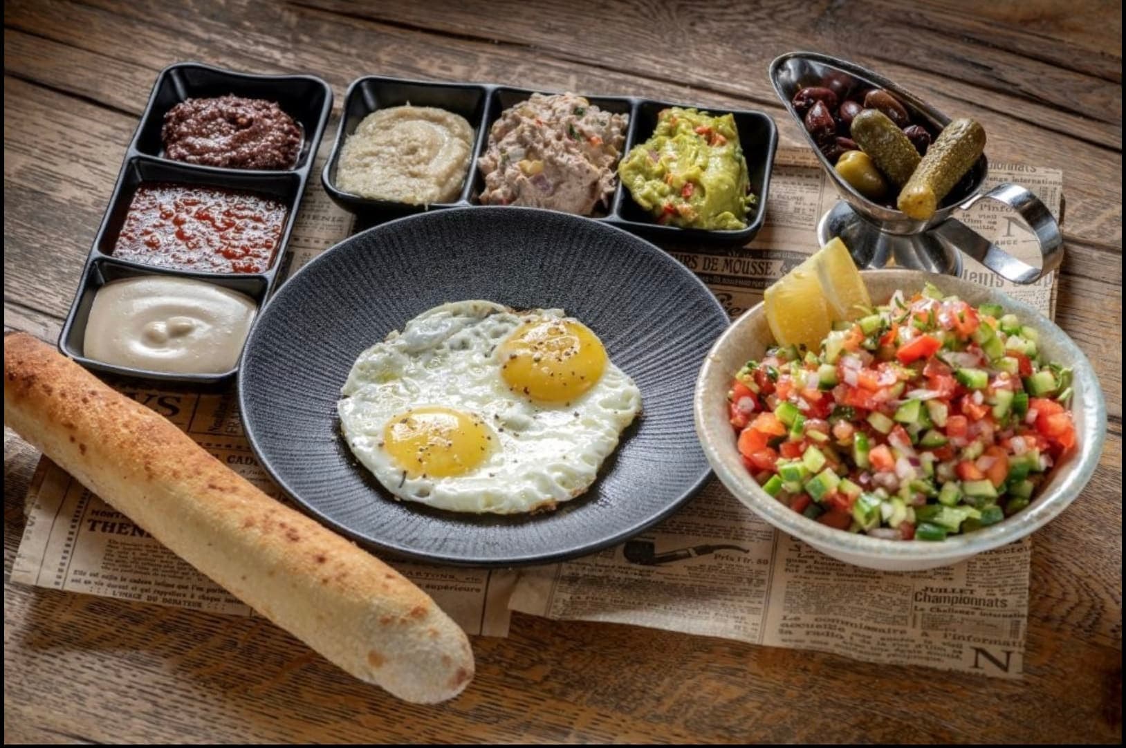 ארוחת בוקר זוגית כשרה מול הים